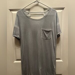 PRE-OWNED FOREVER 21 WOMEN'S T-SHIRT DRESS- MINT GREEN- SMALL